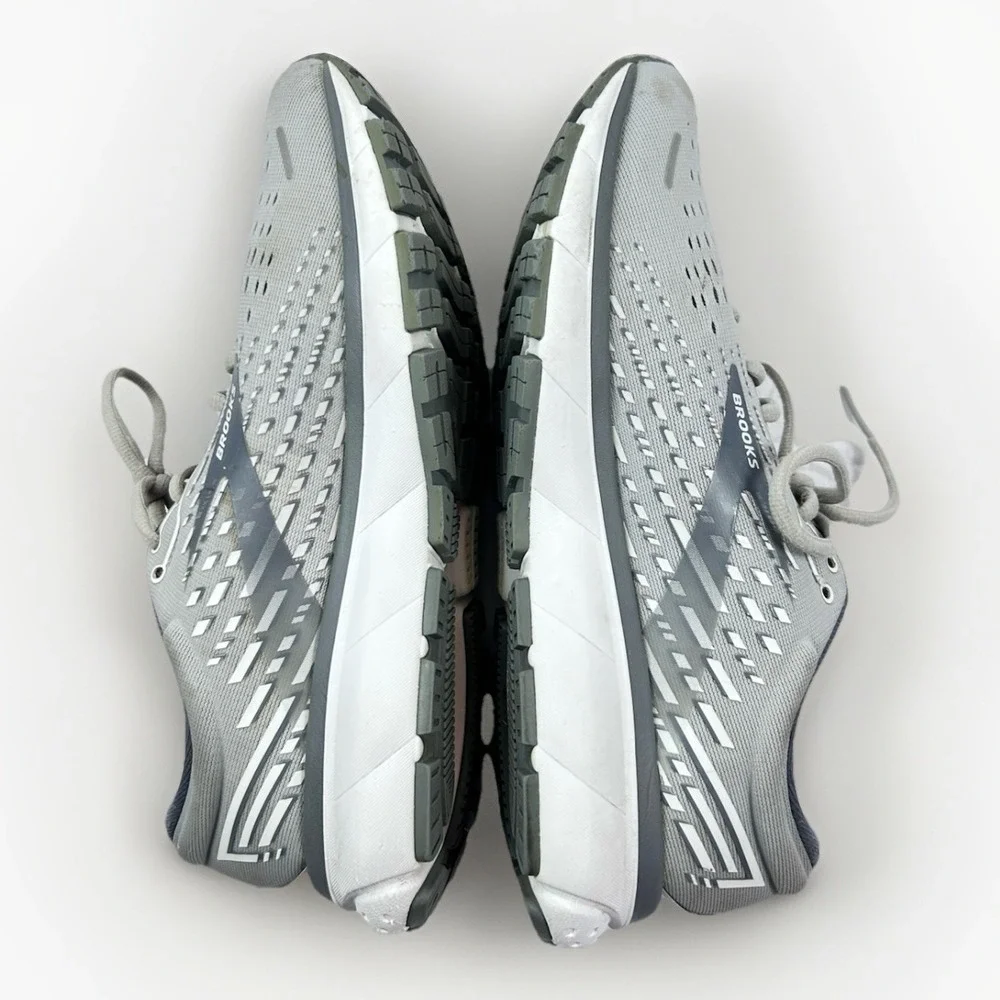 Brooks Gray Ghost 13 Running Athletic Shoes Sneakers Women's Size 9.5 Gray - Picture 7 of 16